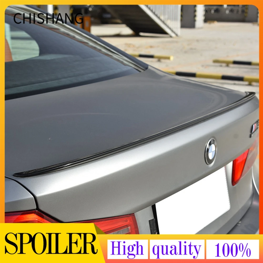 For BMW 5 Series G30 G38 Spoiler 2018--2022 Year Real Glossy Black Carbon Fiber Rear Wing M Style Sport Accessories Body Kit