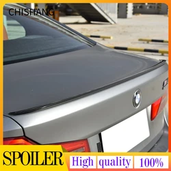 For BMW 5 Series G30 G38 Spoiler 2018--2022 Year Real Glossy Black Carbon Fiber Rear Wing M Style Sport Accessories Body Kit