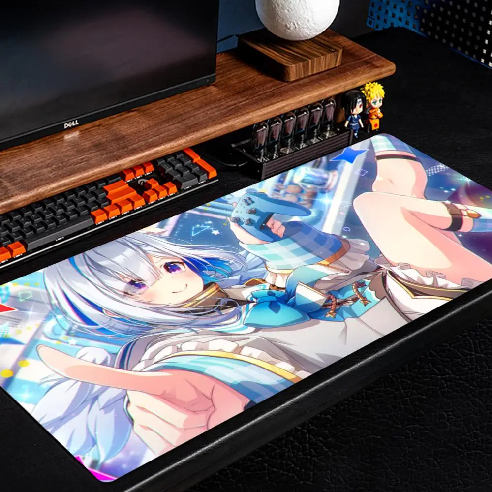 hololive amane kanata Mouse Pad 500X1000 mm Large Gaming Mousepad Gamer XL Rubber Otaku Keyboard Pad Laptop Desk Mat