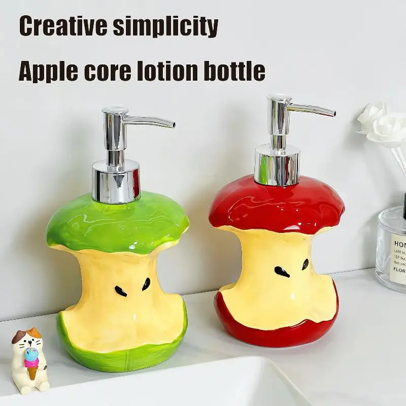 

Креативная жидкость для мытья рук, разделенная бутылка, 350 мл, пресс-тип, гель для душа, дозатор мыла, пустая керамическая бутылка, контейнер для дезинфицирующего средства для рук