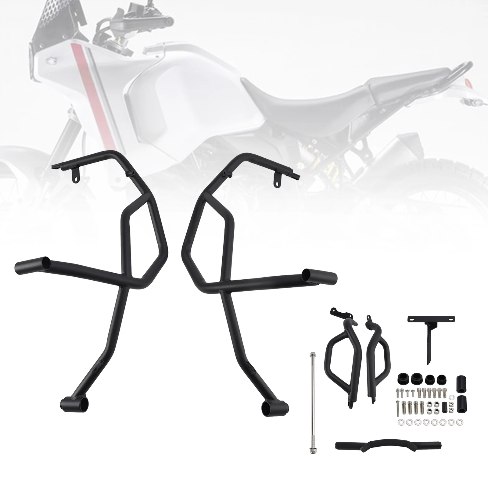 

Engine Guard Frame Anti-Crash Bumper Protect for Du Desertx 2022-2024 2023 White