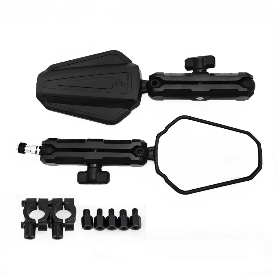WB1 2 PCS Adventure Cruiser Off-road Motorcycle Modified Rearview Mirror For Booster MBK Spirit Nitro Stunt 50 Ovetto Cityliner