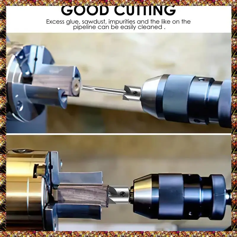 BTCL Wood Turning Tools Withsocket Adapter Pencil Barrel Trimming Kit, 6Mm 7Mm 8Mm 9Mm