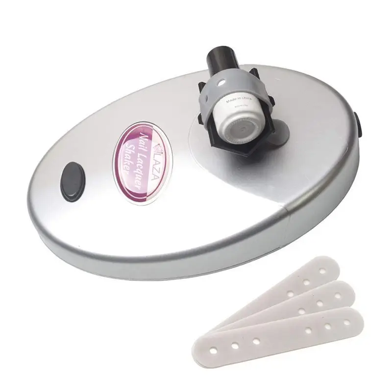 

ABMK Nail Polish Shaker Machine Electric Evenly Shake Nail Art Tool Nail Gel Polish Varnish Adjustable Bottle Shaker UK Plug