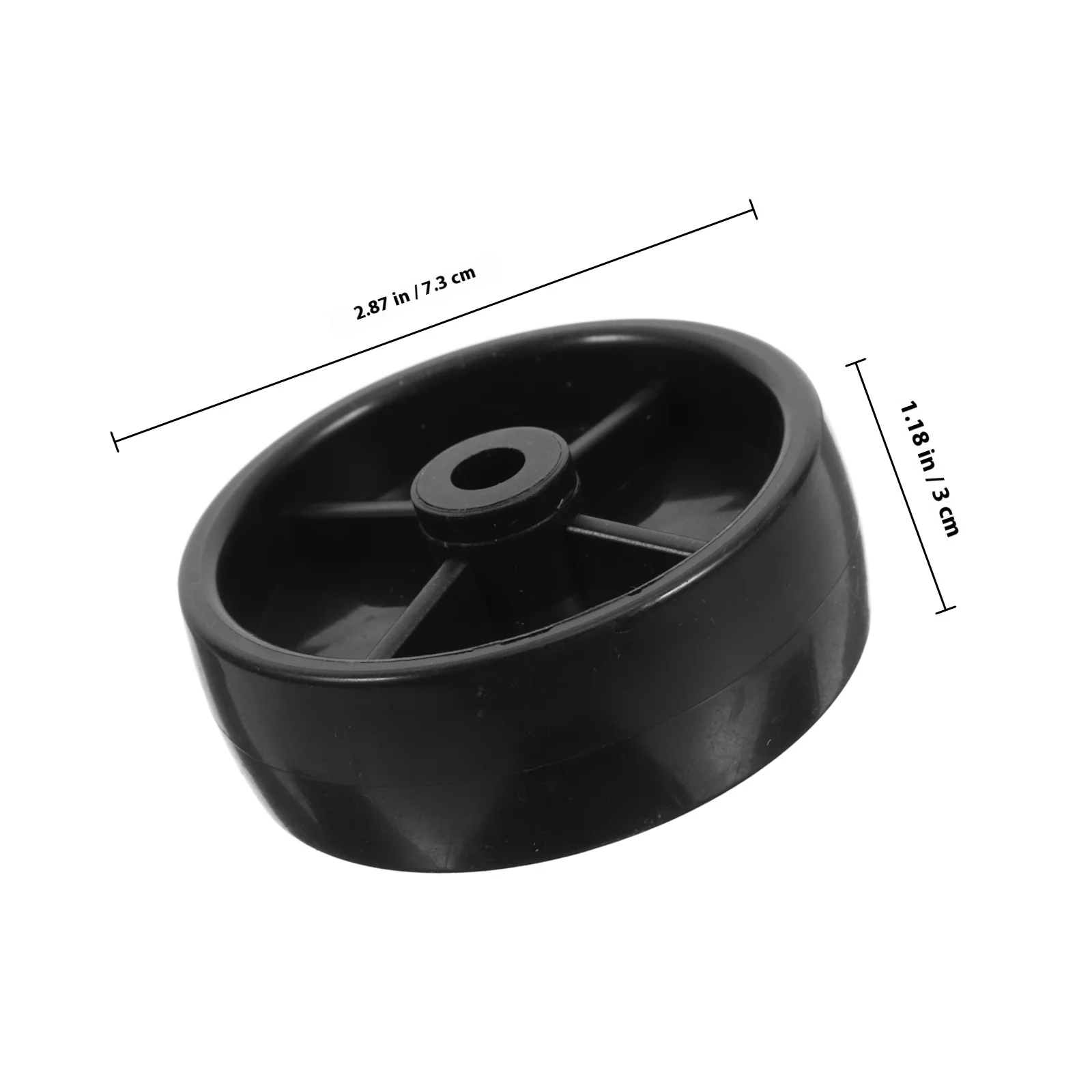 4 قطعة عجلات سخان الفناء العالمي 3 بوصة الثقيلة استبدال تخزين الرف سخان خارجي عجلات اكسسوارات المحمول #6