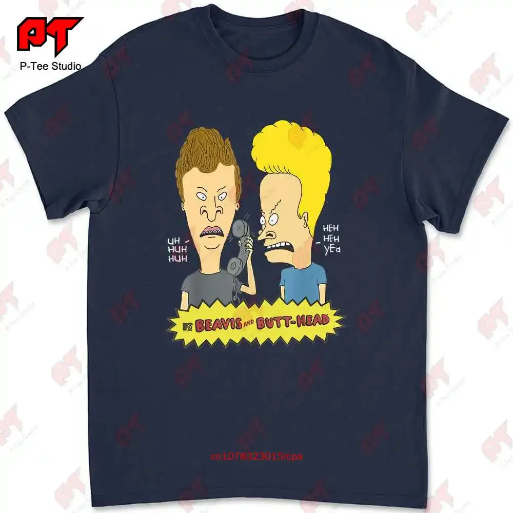 Beavis And Butthead Prank Call Graphic T-shirt XX5O