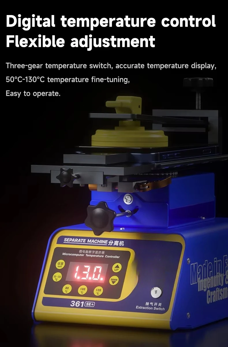 Picture 5: for Phone Repair Glass Frame Removal Tool  361 SE+ Multifunctional LCD Screen Separating Machine Auto Heating Platform