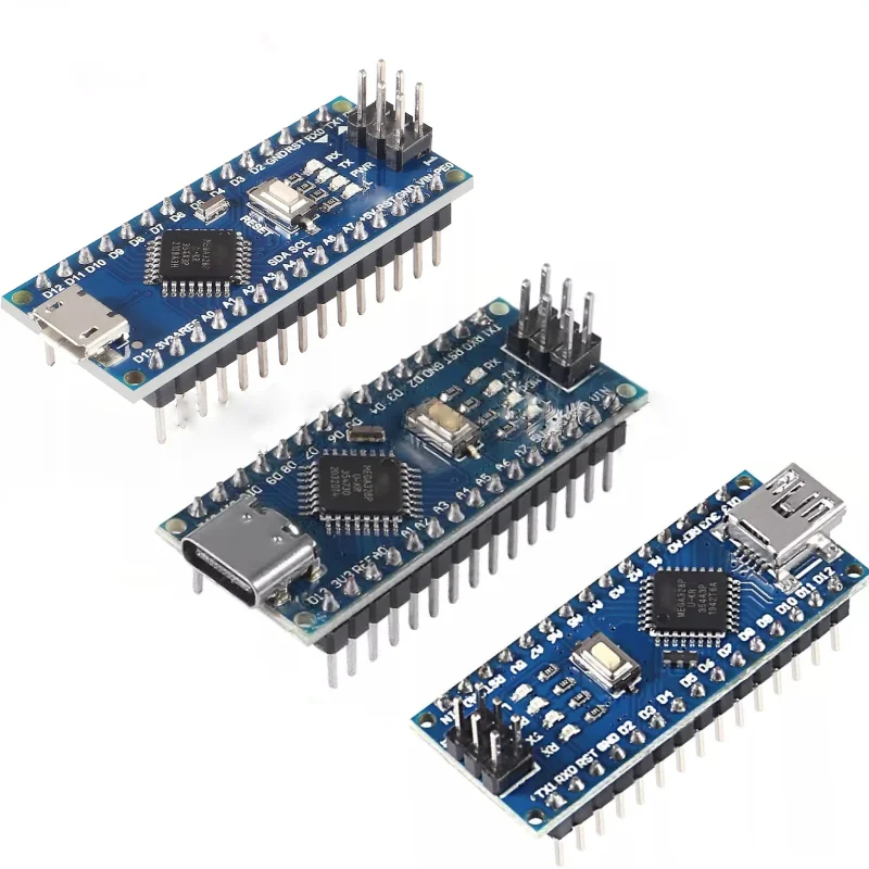 Type-C USB For Nano 3.0 With Bootloader Compatible Nano 3.0 Controller For Arduino CH340 USB Driver 16Mhz Original IC ATMEGA328P