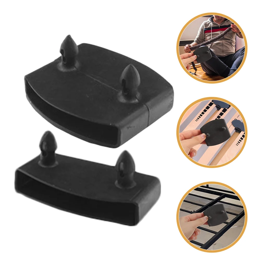 

20pcs Black Bed Slat End Caps Replacement Plastic Accessories for Office Chair Sofa Bed Frame Easy Install Smooth