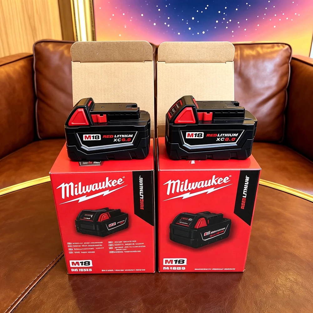 

Оригинальный литиевый аккумулятор Milwaukee M18 6.0Ah для электроинструментов Milwaukee, модели 48-11-1850, 48-11-1840.