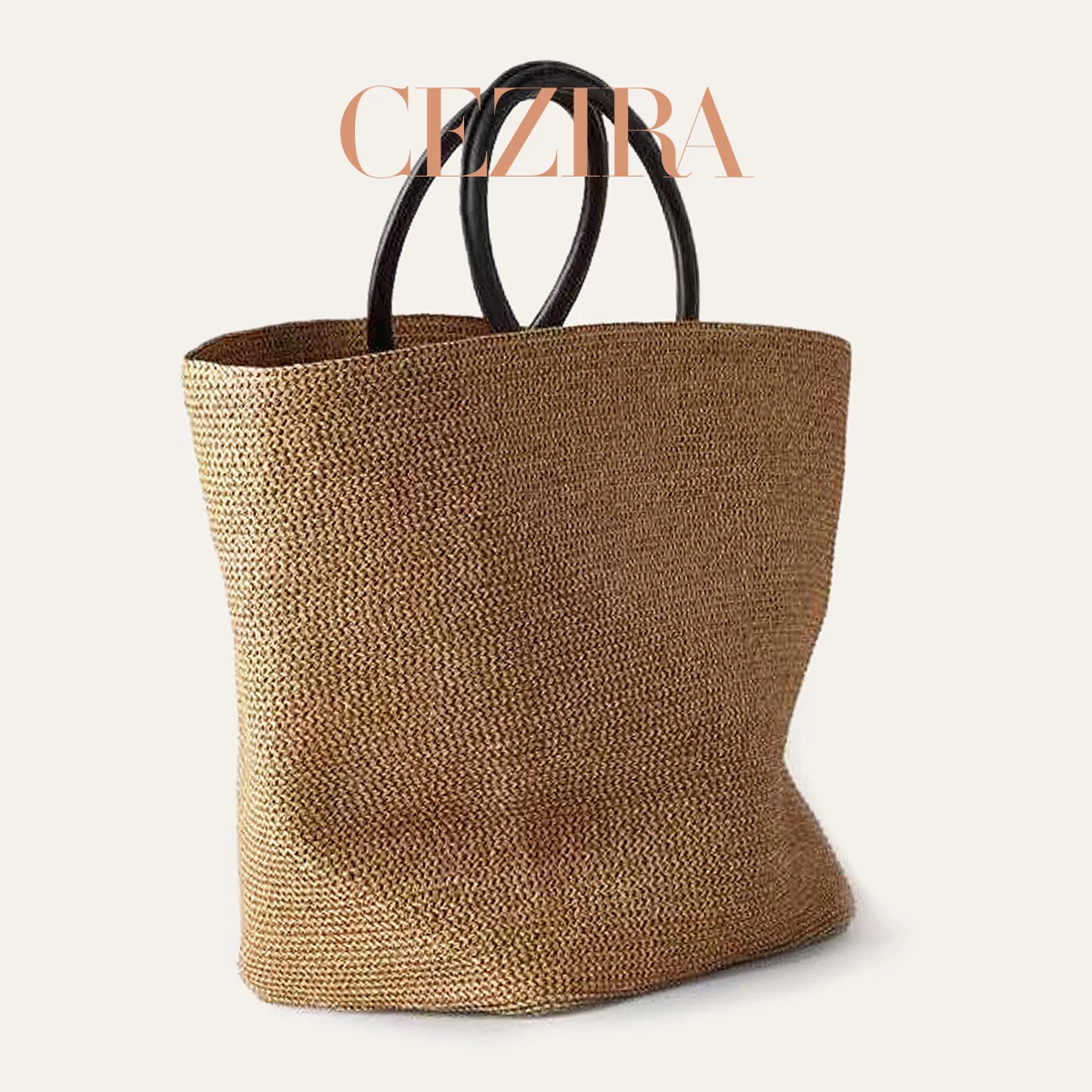 CR 여성용 캐주얼 스트로 소재 해변용 토트백, 둥근  - Women'S Bags Holiday 리뷰 및 가격