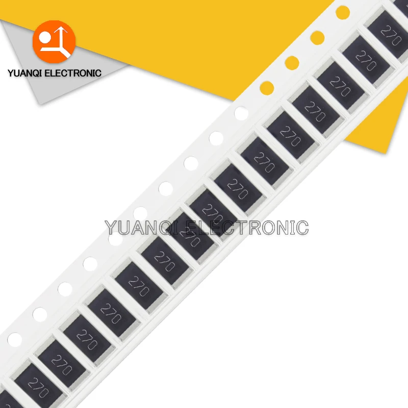 100pcs 2512 5% 1W SMD Chip Resistor resistors 0R - 10M 0 10 100 220 470 ohm 10R 100R 220R 470R 1K 2.2K 4.7K 100K 220K 10K 1M