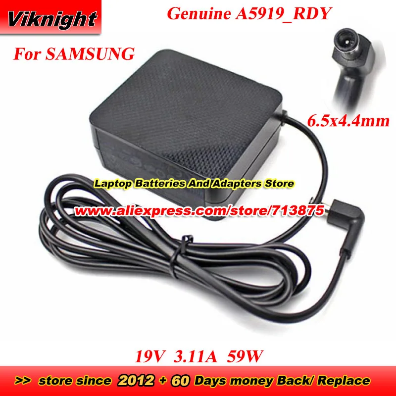 

Original 19V 3.11A 59W A5919_RDY AC Adapter for Samsung HW-S60T HW-Q700A HW-S60A HW-S61A C32G55TQBN C32G55TQWR C32G55TQBE G5 34