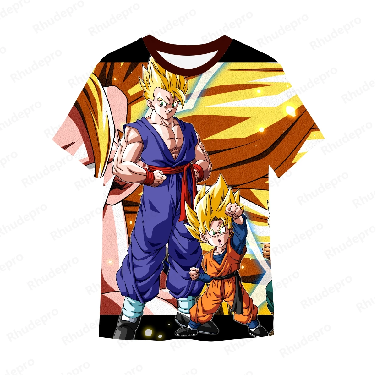 

Men T-shirt 202 5Dragon Ball Anime Clothing Goku Trend Tops Oversized High Quality Shirts Children New Short Sleeve Summer Tees