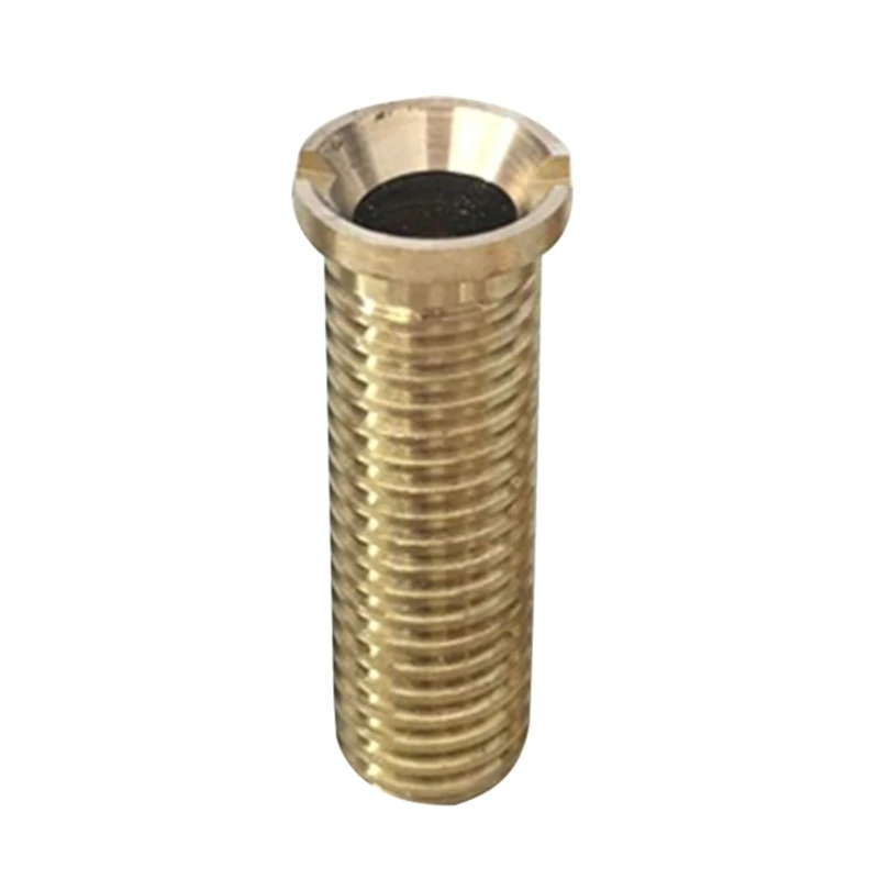 Kitchen Sink Basket Strainer Threaded Screw Connector Pure Copper Sink Filter Waste Plug Screws Easy to Replace M4YD