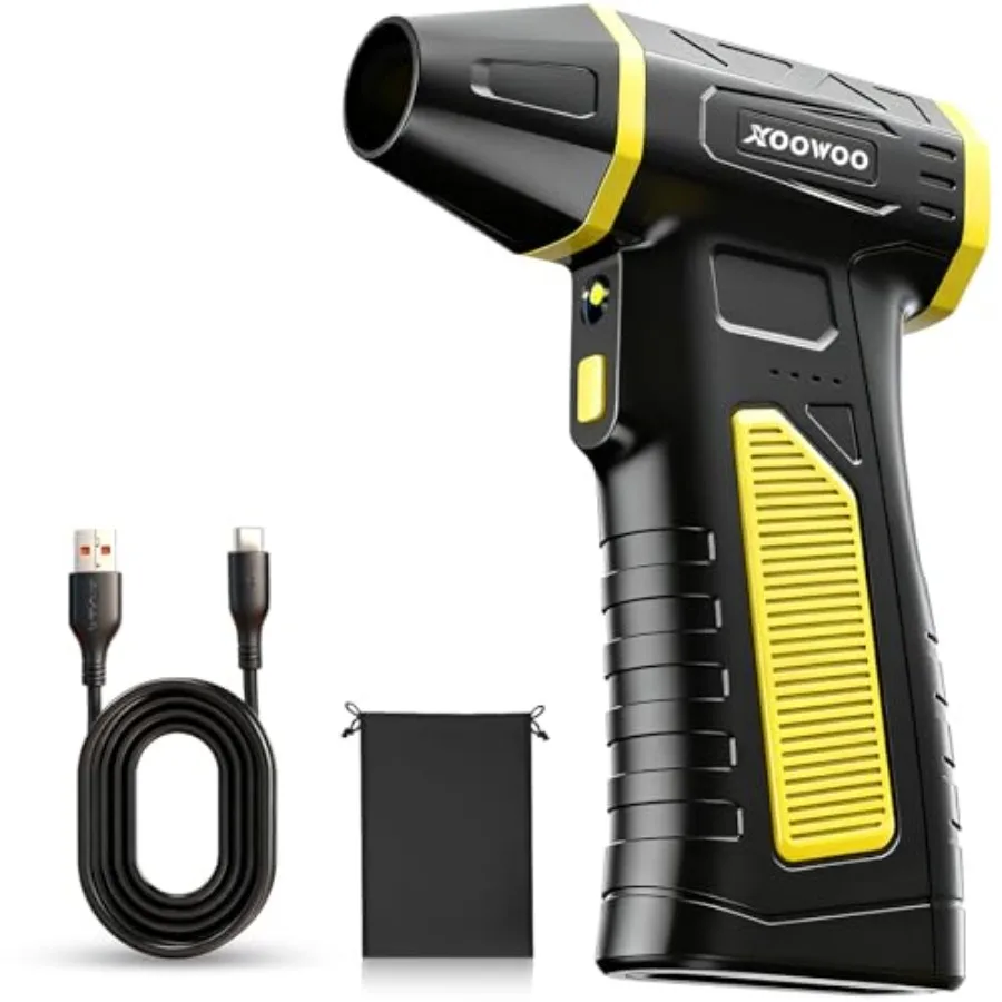

Electric Compressed Air Duster Cordless: 2026 Upgraded Mini Blower with 310g Wind Pressure 5-Speed Adjustable 360000 RPM for Co
