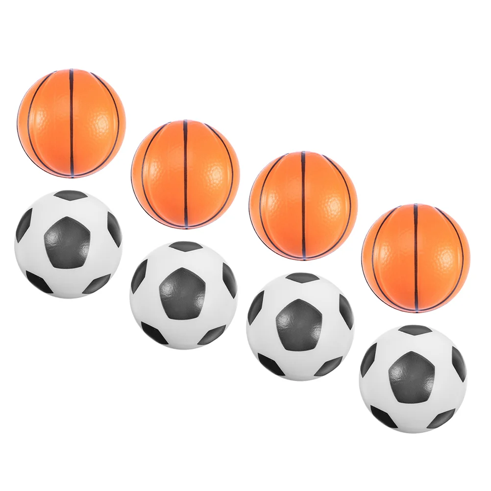 

8 Pcs Decompression Toy Ball Basketball Balls for Kids Pressure Stretchy Bulk