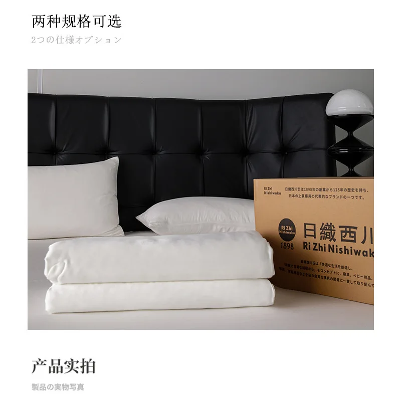 Dia personalizável Nishikawa 100 seda amoreira algodão genuíno verão fresco ar condicionado colcha núcleo duplo colcha de inverno