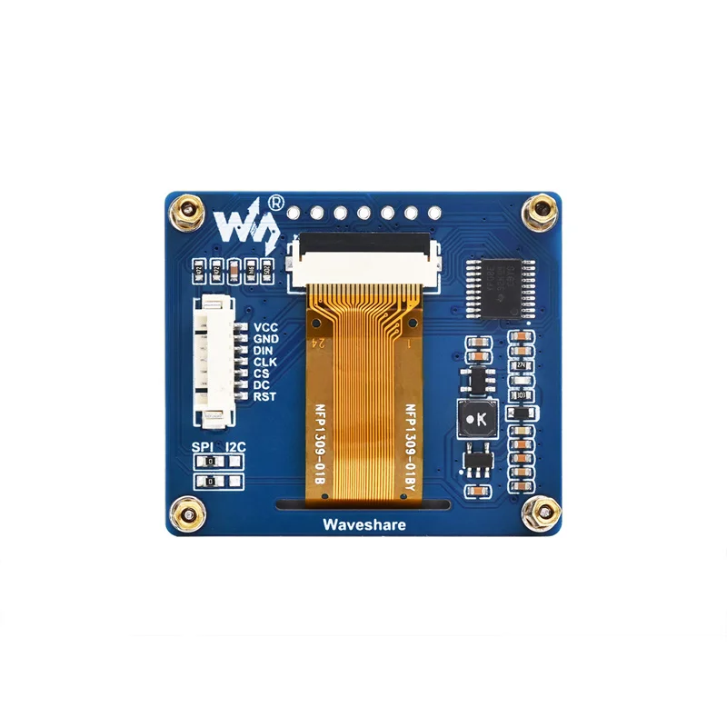 1.54inch OLED Display Module 128×64 Resolution SPI / I2C Communication White/Blue Options