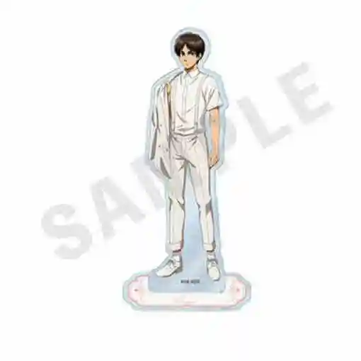 Game Erwin Smith Eren Yeager Levi Ackerman Hange Zoe Acrylic Stand Doll Anime Figure Model Plate Cosplay Toy for Gift