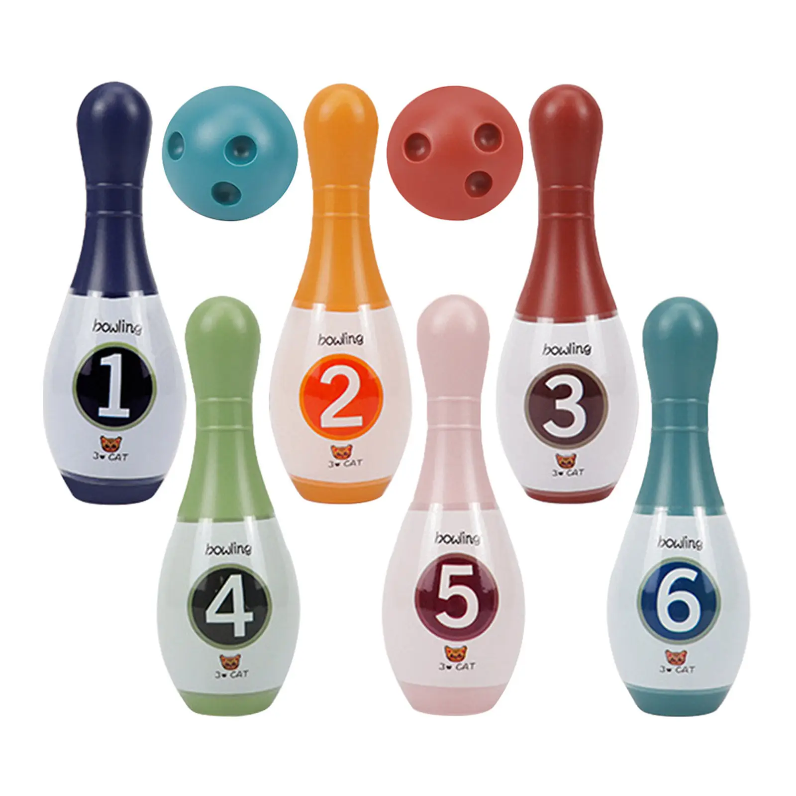 Conjunto de Boliche para Crianças, Jogo de Boliche Leve e Seguro para Atividades Internas, Família, Pais e Filhos, Eventos ao Ar Livre e Escolares