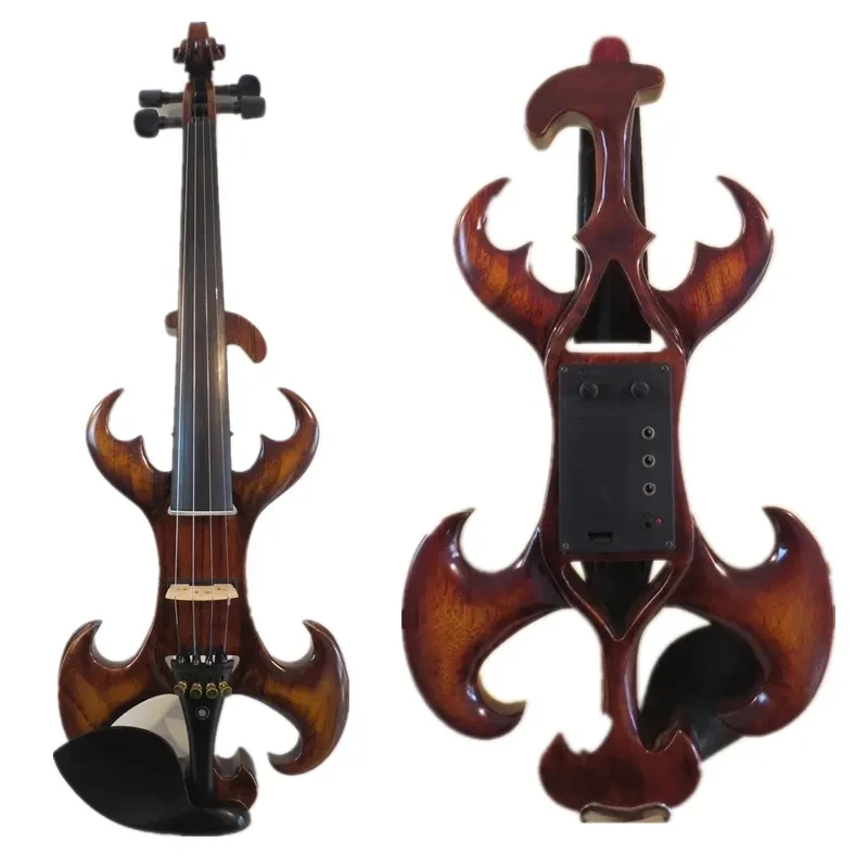 

Cool model SONG Brand brown Crazy-4 Top art 4/4 electric violin