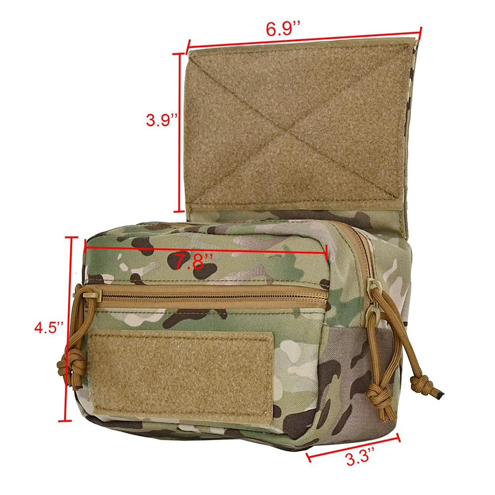 Tactical Dump Pouch Drop Admin Pouch marsupio Tool Pouch Hook And Loop EDC Medical Tool Pouch Vest accessorio caccia MK3 MK4