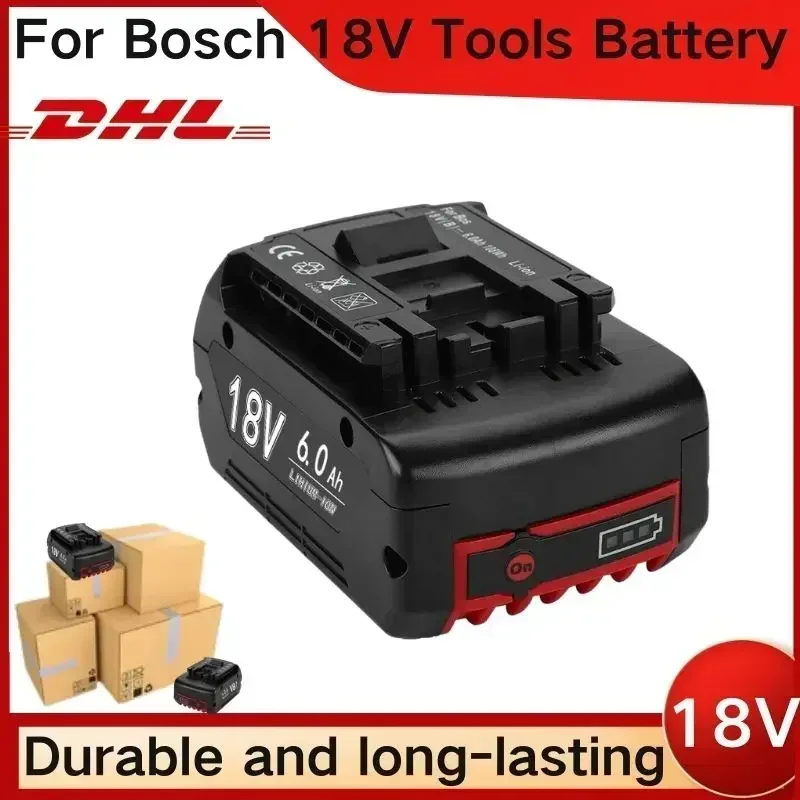 

For BOSCH Professional 18V Battery 6000mAh 8000mAh 12000mAh Li-ion Battery For BOSCH BAT618 GBA GSR GSB BAT609 Drill Battery