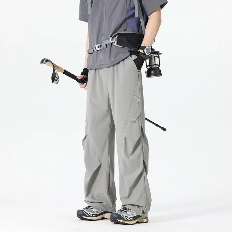 Large Size Men Breathable Hiking Pants Autumn Mountaineering Cargo Pants Fishing Camping Cycling Trekking Trousers 8XL