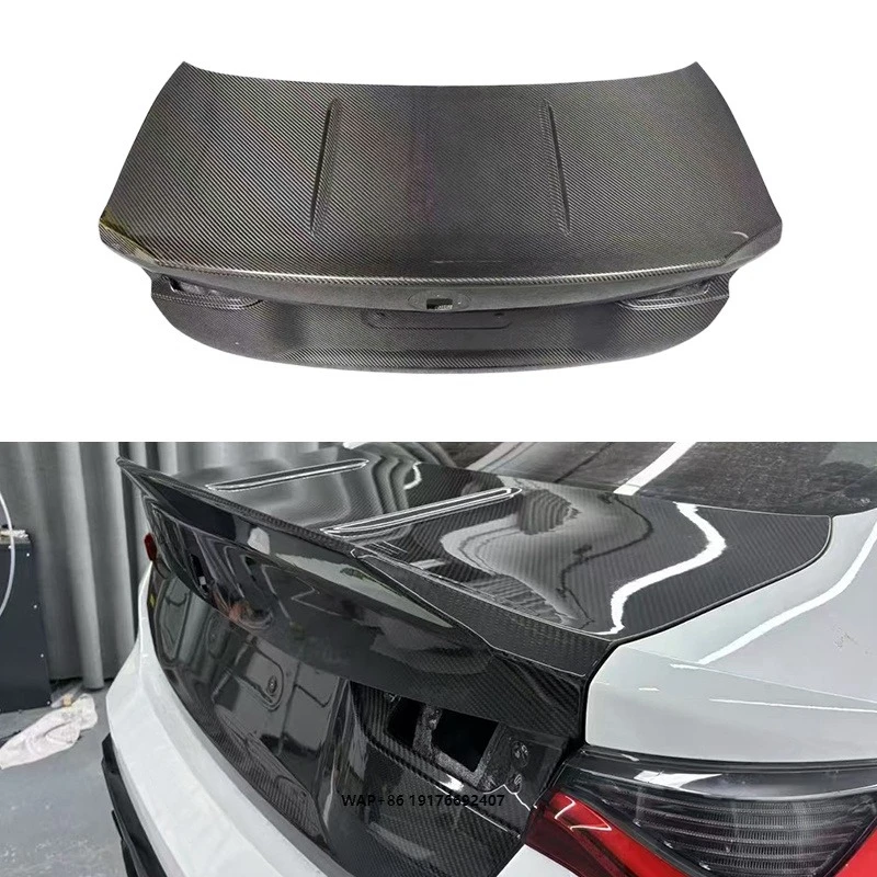 CSL Style Real Dry Carbon Fiber Rear Trunk Lip Spoiler for G82 M4 G22 4 Series Coupe 2021+ New 1 Year Warranty