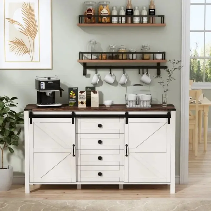 Side Board Schrank Mit Lagerung Moderner Kaffee Bar Schrank Mit Schubladen Und Regalen