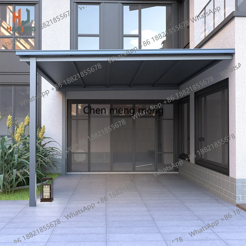 

Роскошный алюминиевый навес для террасы, входной группы, перголы, металлический водонепроницаемый солнцезащитный козырек, панель-навес, беседка