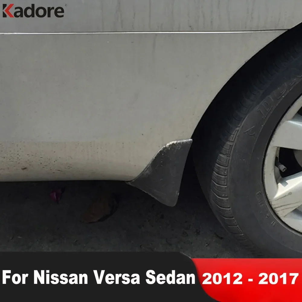 For Nissan Versa Sedan 2012 2013 2014 2015 2016 2017 Car Mudguards Mud Flaps Splash Guards Front Rear Wheel Fender Accessories