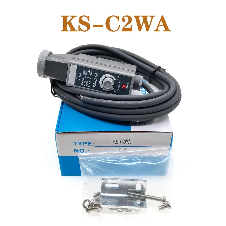 KS-C2WA KS-C2GA KS-C2WGA KS-C2RGA Color Code Sensor Photoelectric Switch Sensor For Bag Making Machine