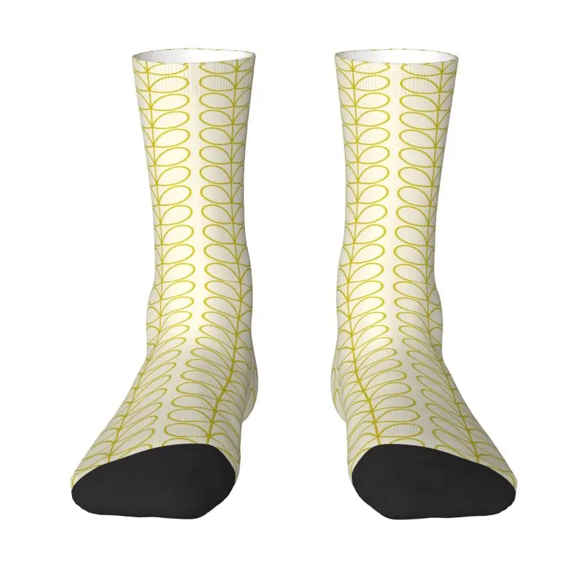 Custom Harajuku Orla Kiely Linear Stem Dandelion On Cream Socks Women Men Warm 3D Print Basketball Sports Socks