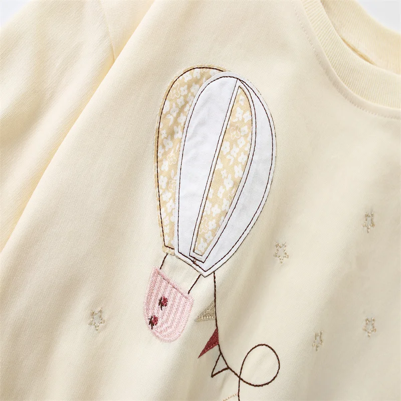 Jumping Meters 2-7T Autumn Spring Fashion Girls Sweatshirts Girls Toddler Kids Clothing Sport Baby Hooded Shirts Clothes Shirts