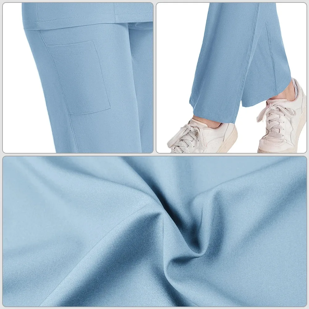 手術室医療制服長袖作業スクラブセット医療用品ナース歯科手術スーツ作業服