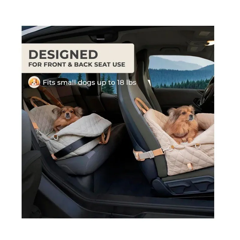 

Многофункциональная сумка-переноска для животных 3 в 1: модная стеганая сумка для переноски, крепление в машину, лежанка для собак и кошек, аксессуары для животных