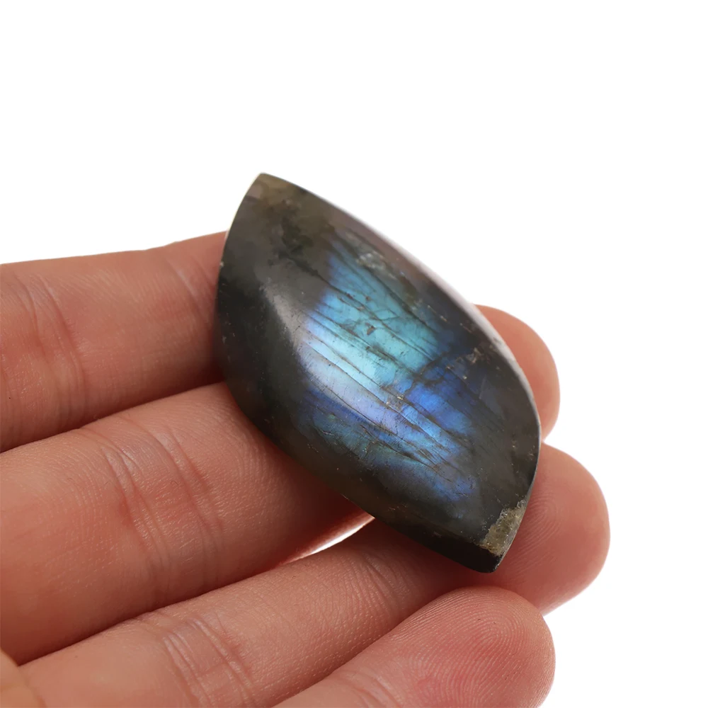 1pc Polished Natural Labradorite Crystal Random Color Grey Blue Stone Moonstone Aquarium Decor Ornament Home Decoration