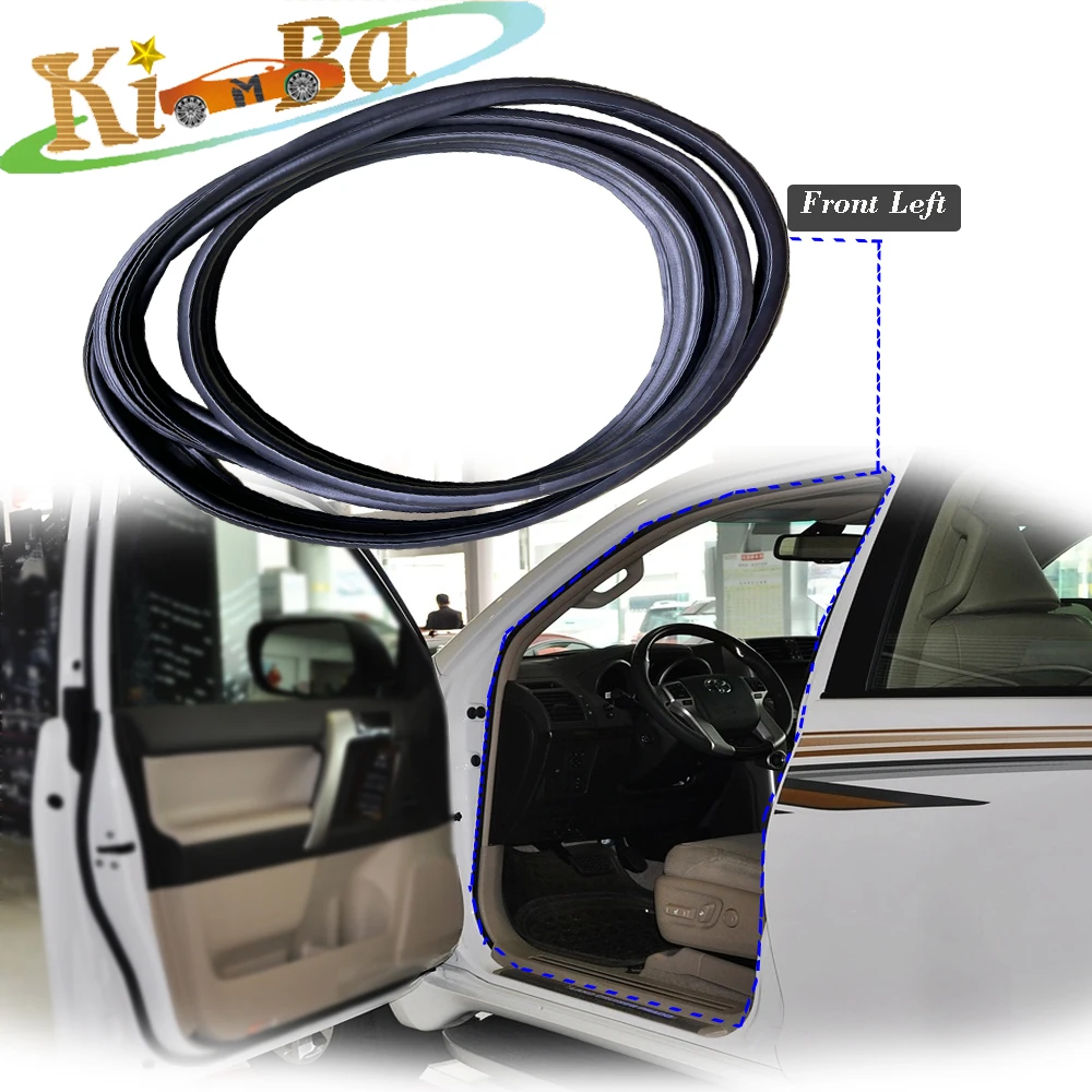 

KIMBA Car Door Frame Sealing Strip Waterproof Sealing Strip For Toyota Land Cruiser Prado 120 LC120 2003-2009