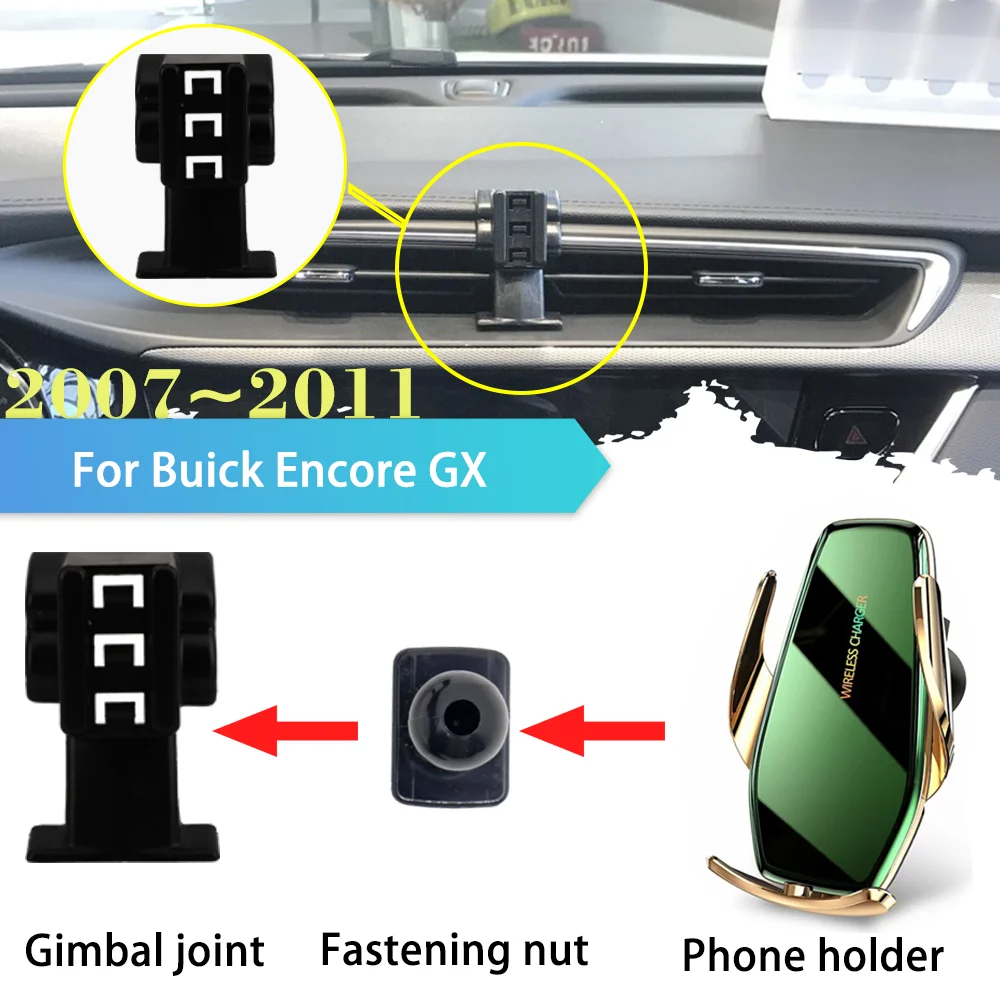 

30W Car Phone Holder for Buick Encore GX 2020 2021 2022 GPS Air Vent Clip Stand Support Wireless Fast Charging Tray Accessories