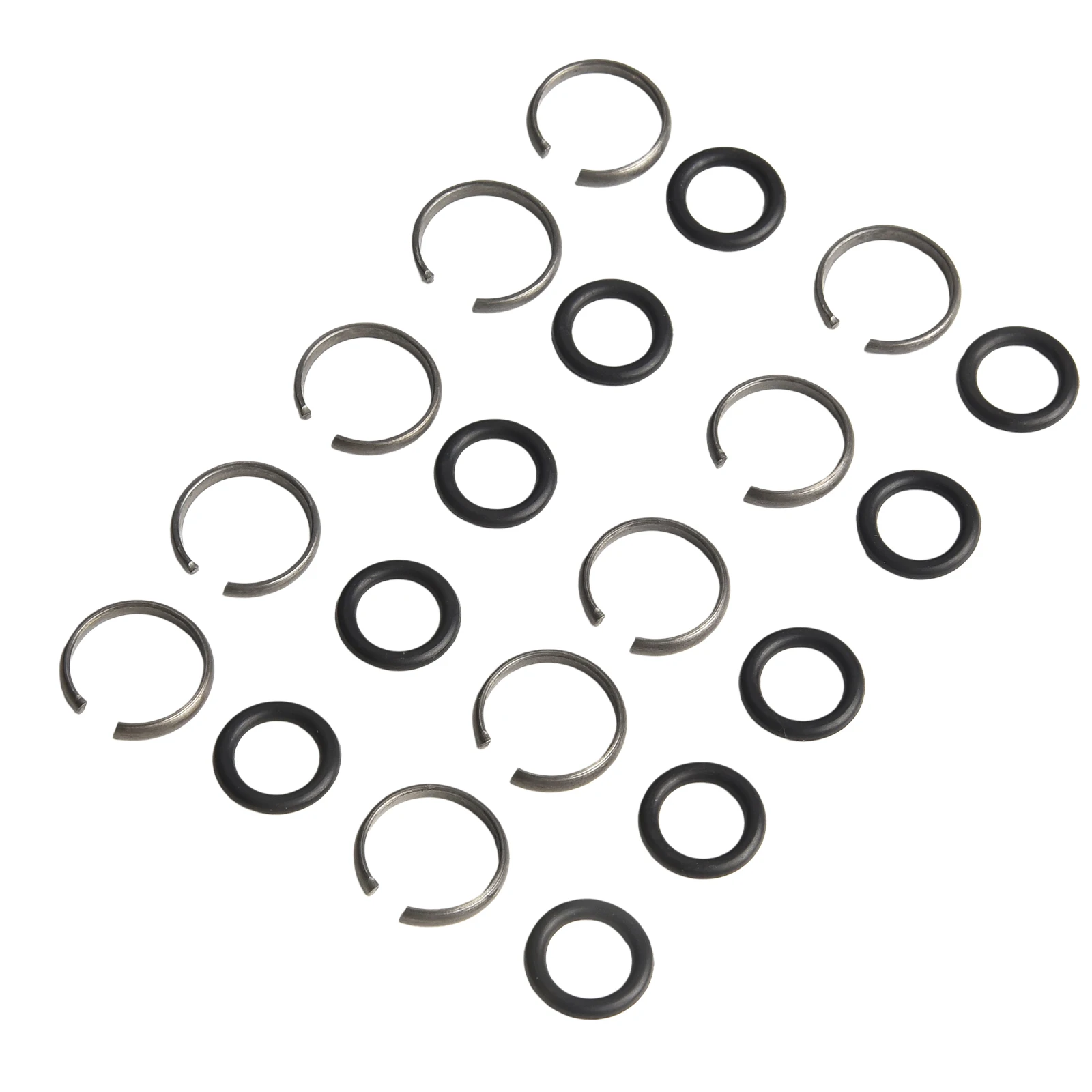 Piezas de llave neumática, herramienta de instalación de yunque, herramienta de instalación de 1, 2 pulgadas para llaves, anillos de retención de 1 y 2 pulgadas, juego de 10 piezas