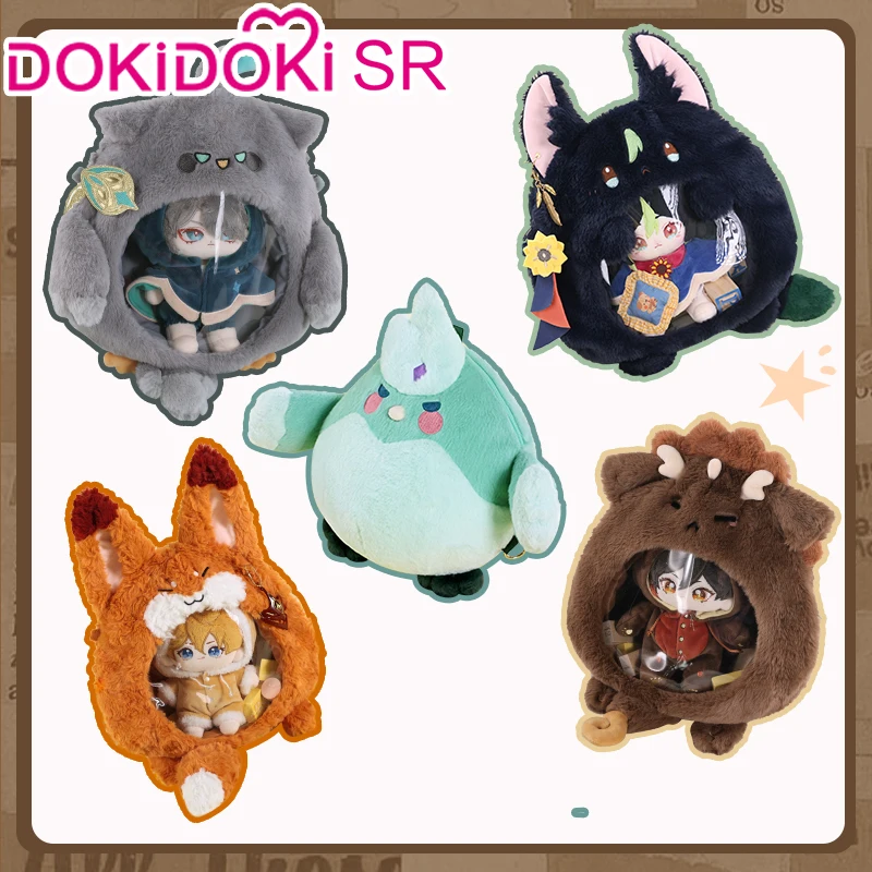 Tartaglia/Zhongli/Scaramouche/Xiao/Klee/Wanderer Doujin Bag Game Genshin Impact DokiDoki-SR Casual Wear Plush Bag Coin Purse