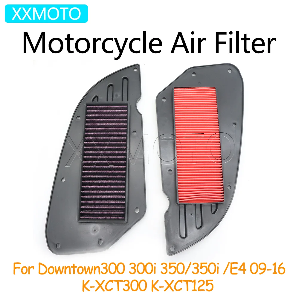 For KYMCO Downtown300 300i 350 350i E4 2009-2014 2015 2016 K-XCT300 K-XCT125 KXCT 300 125 Motorcycle Air Filter Intake Cleaner