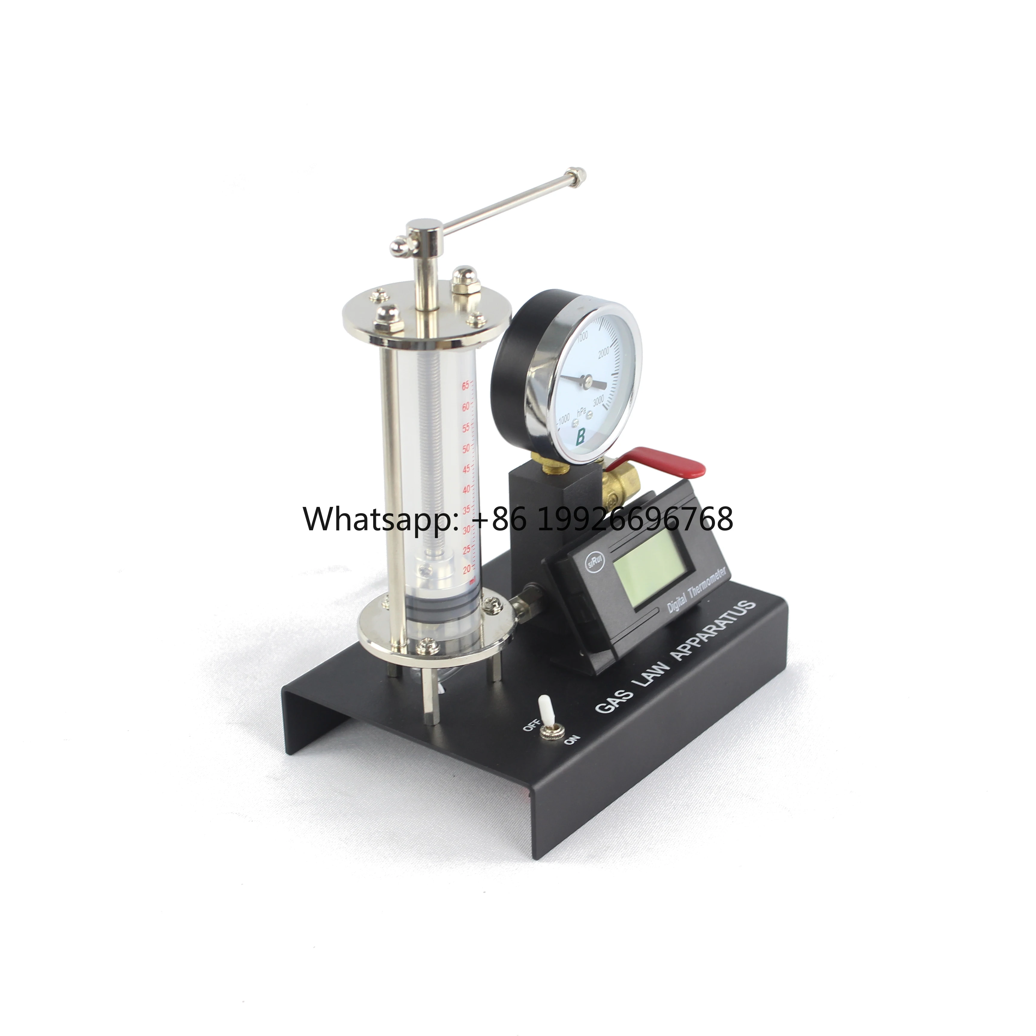

Physical Boyle's Gas Law Apparatus With Pressure Gauge factory