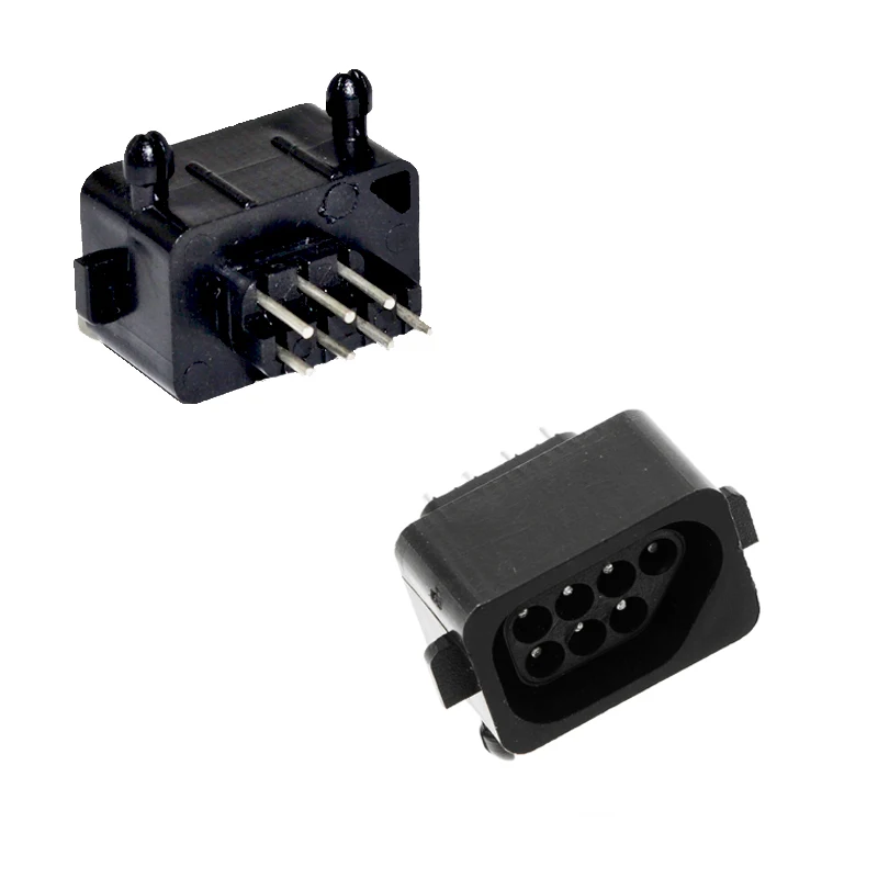 10 stücke 90 180 grad 7pin stecker weibliche ersatzteile für nes konsole buchse controller stecker port buchse buchse