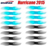 4Pairs GEMFAN 2015 Hurricane 2X1.5 2-Blade PC Propeller 1.0mm/1.5mm for RC FPV Freestyle 2inch Toothpick Drone DIY Parts