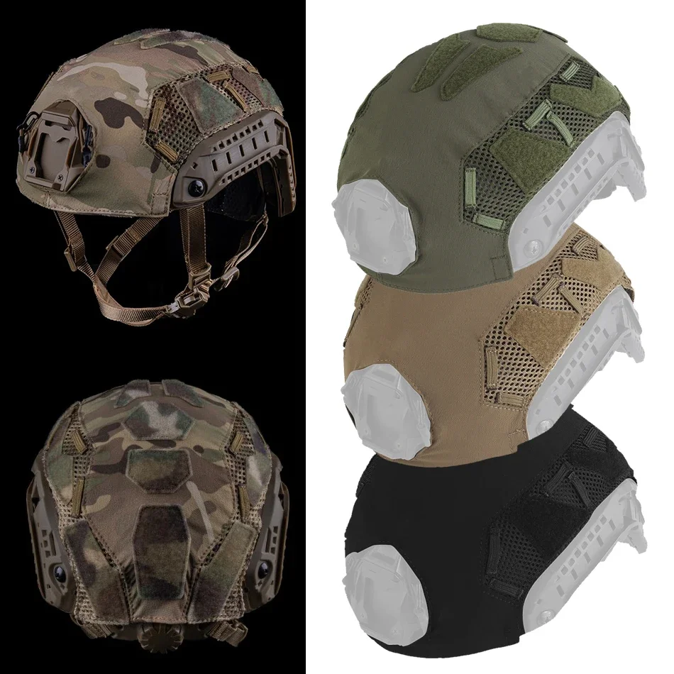 Funda de casco FAST SF corte súper alto: tela táctica cubierta - imagen 2