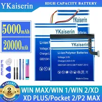 YKaiserin Battery For GPD WIN 1 2 MAX WIN1/XD PLUS/Pocket 2 Pocket2/P2MAX P2 MAX/MicroPC Handheld Gaming GamePad