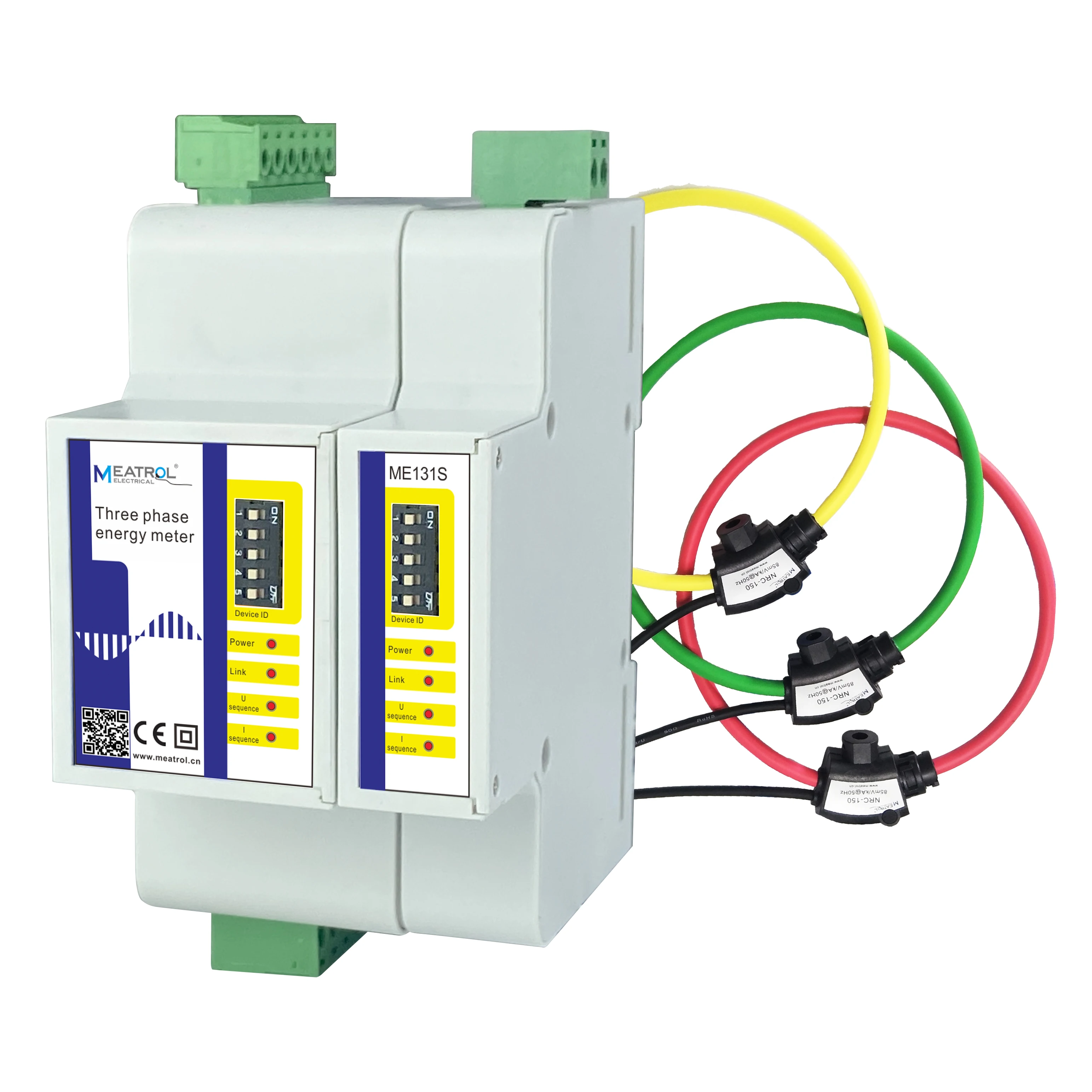 Rogowski Din Rail RS485 Electric Energy Meter IOT Power Monitoring WIFI 4G kwh Smart Meter